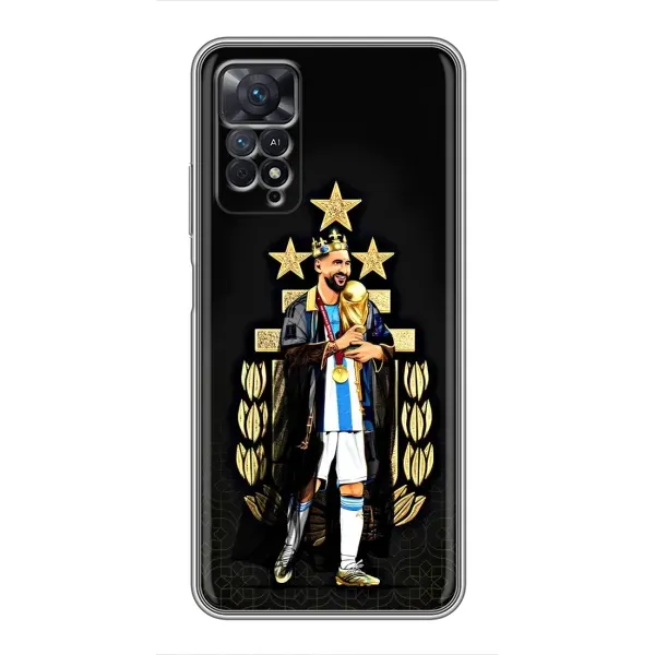 Чехол с принтом «Месси Король» для Xiaomi Redmi Note 11 Pro Чехол с принтом «Месси Король» для Xiaomi Redmi Note 11 Pro