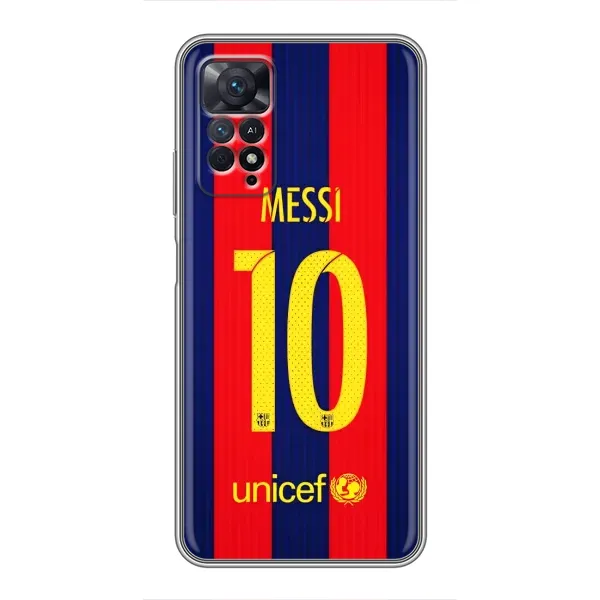 Чехол с принтом «Messi Barca 10» для Xiaomi Redmi Note 11 Pro Чехол с принтом «Messi Barca 10» для Xiaomi Redmi Note 11 Pro