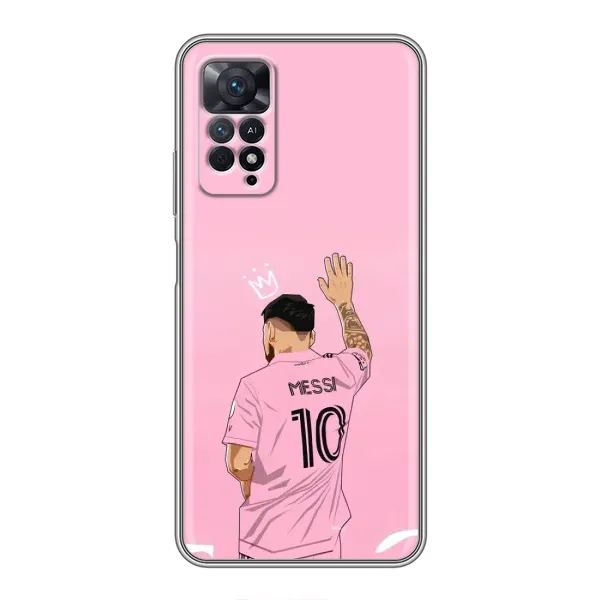 Чохол з принтом «Мессі Маямі» для Xiaomi Redmi Note 11 Pro Чохол з принтом «Мессі Маямі» для Xiaomi Redmi Note 11 Pro