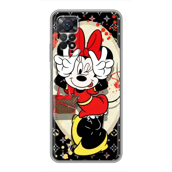 Чехол с принтом «Минни peace» для Xiaomi Redmi Note 11 Pro