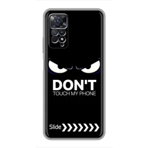 Чохол для Xiaomi Redmi Note 11 Pro - (AlphaPrint) з принтом (ТОП продажів) (Не чипай телефон)