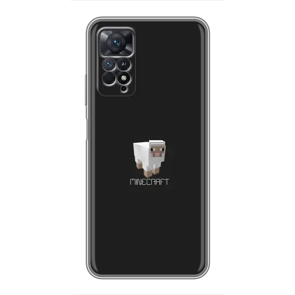 Чехол с принтом «Овечка Майнкрафт» для Xiaomi Redmi Note 11 Pro Чехол с принтом «Овечка Майнкрафт» для Xiaomi Redmi Note 11 Pro
