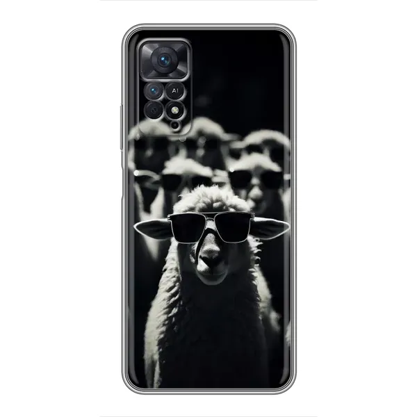 Чехол с принтом «Овечка в очках» для Xiaomi Redmi Note 11 Pro