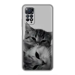 Чехол с принтом «Пара котов» для Xiaomi Redmi Note 11 Pro