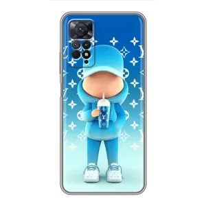 Круті Чохли Луі Віттон для Xiaomi Redmi Note 11 Pro (AlphaPrint) (Хлопець LV)
