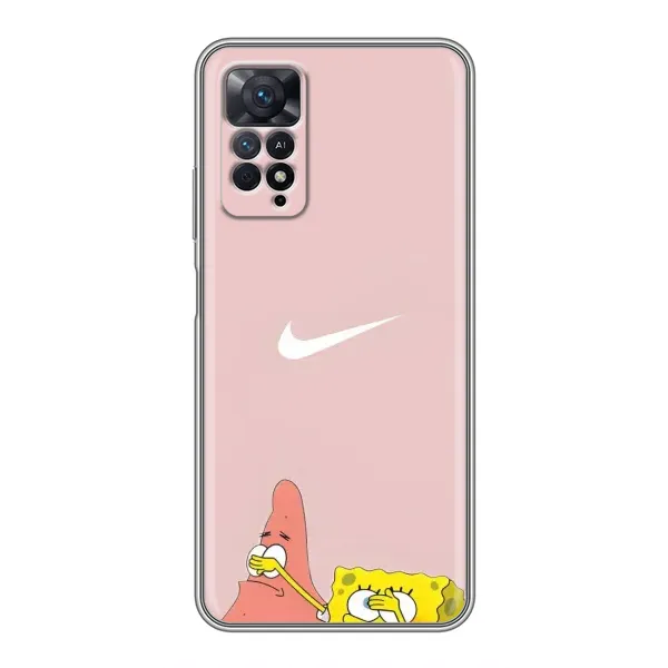 Чехол с принтом «Патрик и Губка» для Xiaomi Redmi Note 11 Pro Чехол с принтом «Патрик и Губка» для Xiaomi Redmi Note 11 Pro