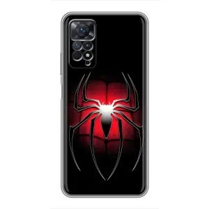 Чохол з людиною павуком для Xiaomi Redmi Note 11 Pro - (AlphaPrint) (Паук марвел)