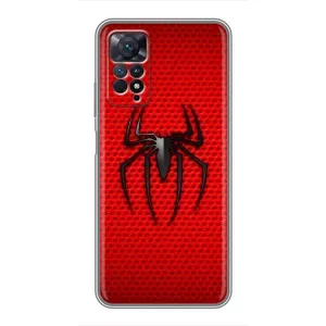 Чохол з людиною павуком для Xiaomi Redmi Note 11 Pro - (AlphaPrint) (Павук Марвел)