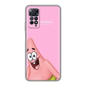 Чохол Губка Боб для Xiaomi Redmi Note 11 Pro (Персонаж Патрік)