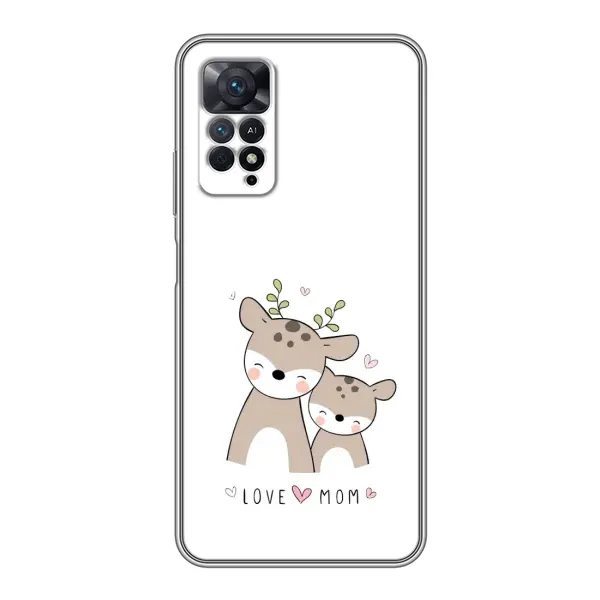 Чохол з принтом «Оленята мама і малюк» для Xiaomi Redmi Note 11 Pro Чохол з принтом «Оленята мама і малюк» для Xiaomi Redmi Note 11 Pro