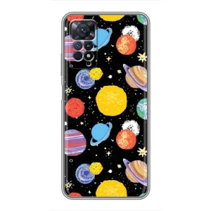 Космічні Чохли для Xiaomi Redmi Note 11 Pro (VPrint) (Намальовані планети)