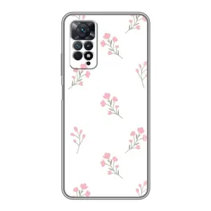 Чохол з розовим принтом для Xiaomi Redmi Note 11 Pro (Рожеві квіти)