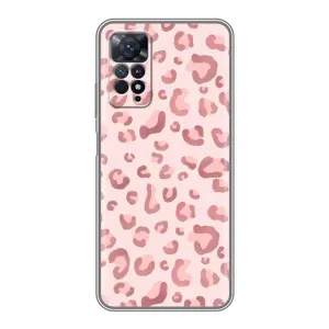 Чохол з розовим принтом для Xiaomi Redmi Note 11 Pro (Рожевий леопард)
