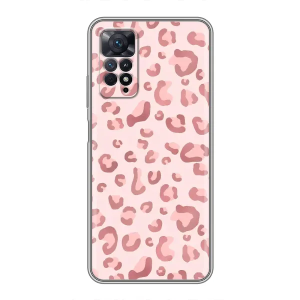 Чохол з принтом «Рожевий леопард» для Xiaomi Redmi Note 11 Pro