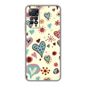 Чехлы для любимой на Xiaomi Redmi Note 11 Pro (VPrint) (Сердечки)
