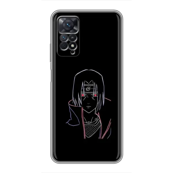 Чехол с принтом «силуэт Итачи» для Xiaomi Redmi Note 11 Pro