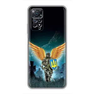 Чехлы с картинкой ЗСУ для Xiaomi Redmi Note 11 Pro (AlphaPrint) (Солдат ЗСУ)