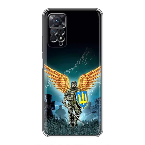Чехол с принтом «Солдат ЗСУ» для Xiaomi Redmi Note 11 Pro