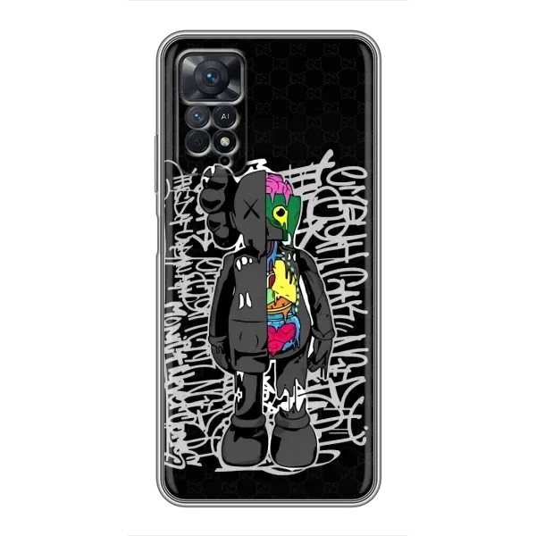 Чехол с принтом «Стиль Bearbrick» для Xiaomi Redmi Note 11 Pro
