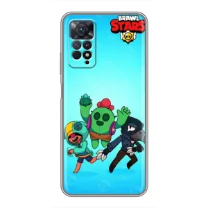 Чехол с принтом «Трио героев» для Xiaomi Redmi Note 11 Pro