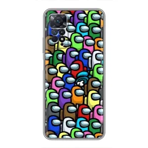 Чохли Амонг Ас для Xiaomi Redmi Note 11 Pro (AlphaPrint) (Убитий)