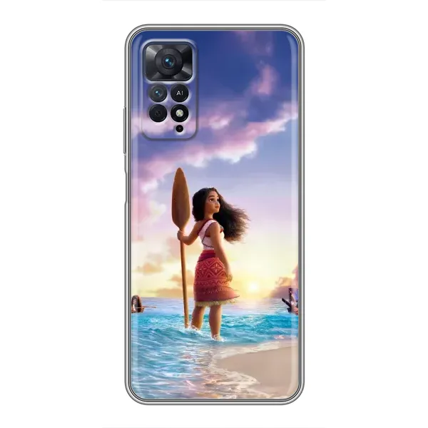 Чехол с принтом «Моана с веслом» для Xiaomi Redmi Note 11 Pro