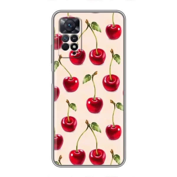 Чехол с принтом «Вишня» для Xiaomi Redmi Note 11 Pro Чехол с принтом «Вишня» для Xiaomi Redmi Note 11 Pro