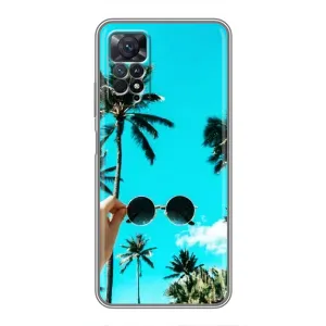 Силіконовий чохол з КАРТИНКАМИ літо для Xiaomi Redmi Note 11 Pro (AlphaPrint) (Погляд літо)