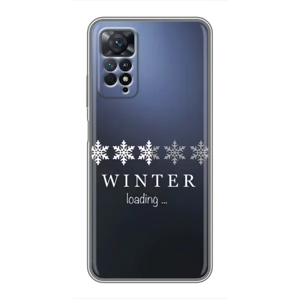 Чохол з принтом «Winter loading» для Xiaomi Redmi Note 11 Pro Чохол з принтом «Winter loading» для Xiaomi Redmi Note 11 Pro