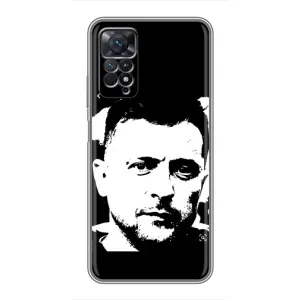 Чехол для Xiaomi Redmi Note 11 Pro (AlphaPrint - с принтом Зеленского)