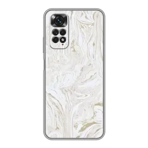 Мраморный чехол на Xiaomi Redmi Note 11 / 11s (VPrint) (Белый мрамор)