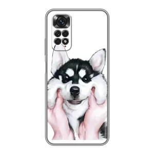 Чехлы с собаками для Xiaomi Redmi Note 11 / 11s (VPrint) (Довольный Хаски)