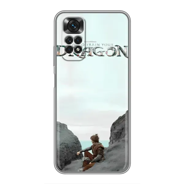 Чехол с принтом «Дракон лого» для Xiaomi Redmi Note 11 / 11s