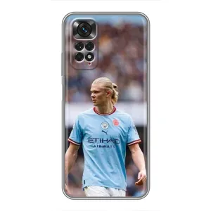 Чехлы с футболистом Ерлинг Холанд для Xiaomi Redmi Note 11 / 11s (AlphaPrint) (Эрлинг Холанд)