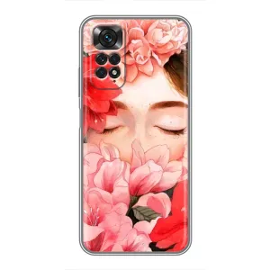Чехлы (ART) Цветы на Xiaomi Redmi Note 11 / 11s (VPrint) (Очі в квітах)
