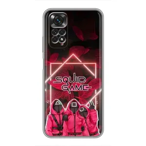 Чохол Гра в кальмара для Xiaomi Redmi Note 11 / 11s (Охоронці Гра кальмара)