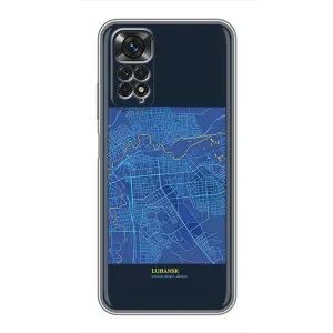 Чохли для Xiaomi Redmi Note 11 / 11s Міста України (Луганськ)