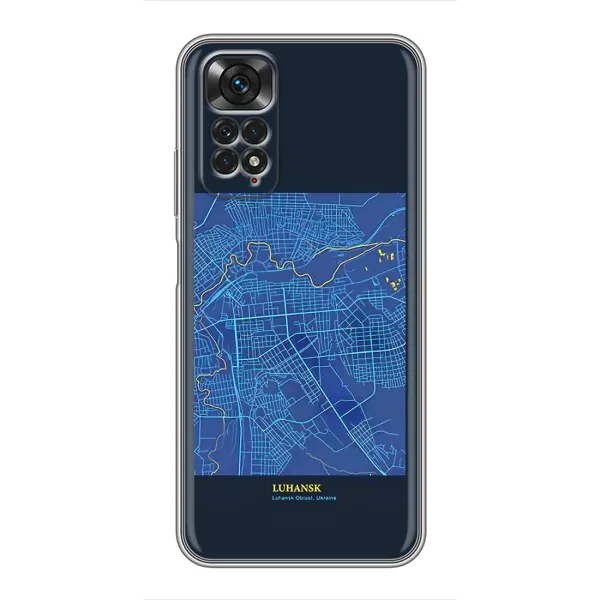 Чохол з принтом «Луганськ» для Xiaomi Redmi Note 11 / 11s