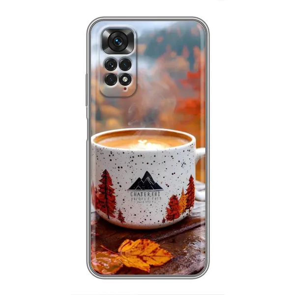 Чехол с принтом «Кофе на природе» для Xiaomi Redmi Note 11 / 11s