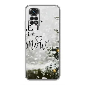 Новорічні, Святкові Чохли для Xiaomi Redmi Note 11 / 11s - 2024 год (Let it snow)