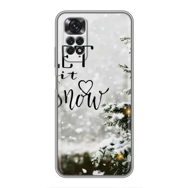 Чохол з принтом «Let it snow» для Xiaomi Redmi Note 11 / 11s