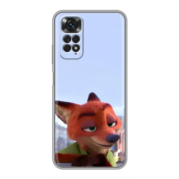 Чехол с принтом «Лис Ник» для Xiaomi Redmi Note 11 / 11s