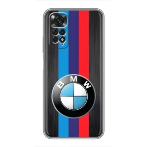 Чохол для Xiaomi Redmi Note 11 / 11s - з принтом БМВ (AlphaPrint) (Лого BMW)