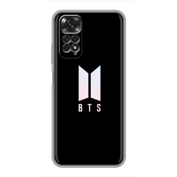 Чехол с принтом «Лого BTS» для Xiaomi Redmi Note 11 / 11s