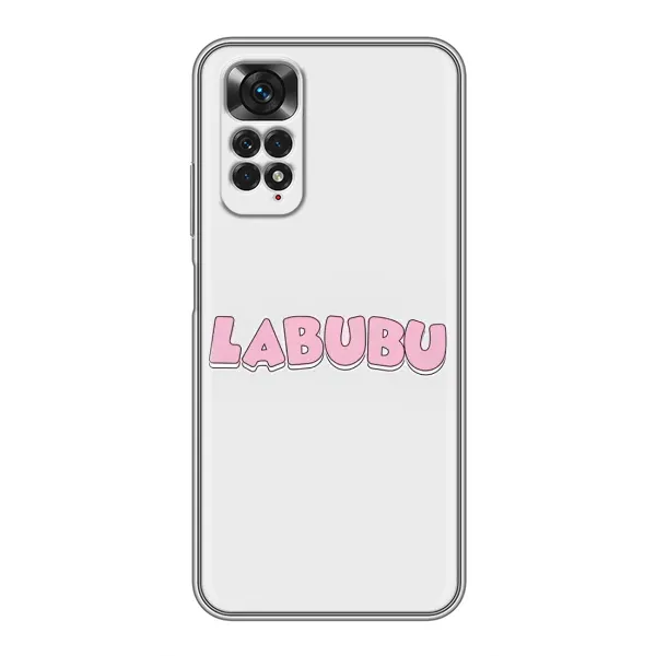 Чехол с принтом «Лого Лабубу» для Xiaomi Redmi Note 11 / 11s