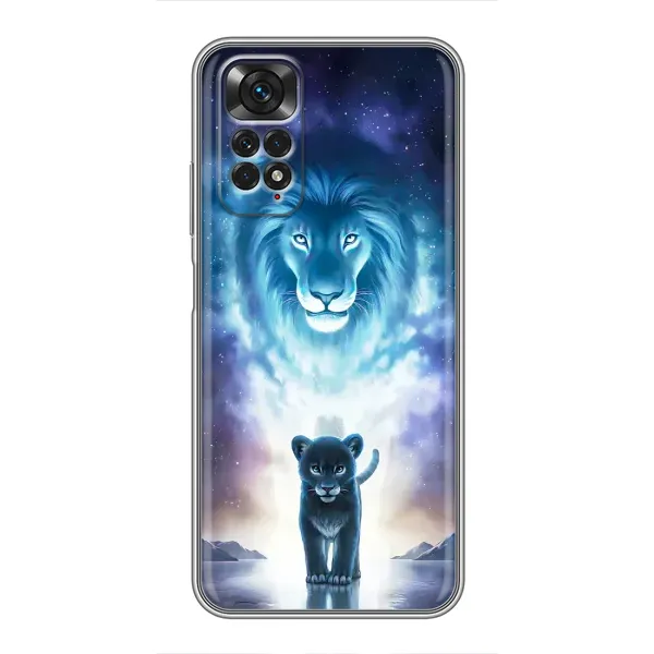 Чехол с принтом «Маленький лев» для Xiaomi Redmi Note 11 / 11s Чехол с принтом «Маленький лев» для Xiaomi Redmi Note 11 / 11s