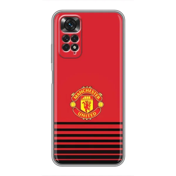 Чехол с принтом «manchester united» для Xiaomi Redmi Note 11 / 11s