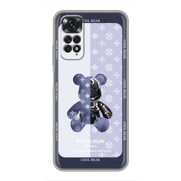 Чохол з принтом «Медведик LV» для Xiaomi Redmi Note 11 / 11s