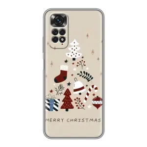 Різдвяні, Святкові Чохли для Xiaomi Redmi Note 11 / 11s (Merry Christmas)