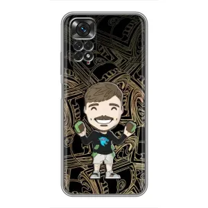 Чохли Містер Біст для Xiaomi Redmi Note 11 / 11s (Mister Beast)